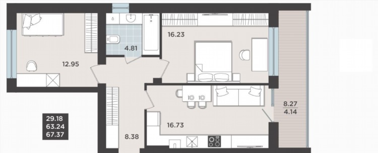 Купить квартиру в калининграде вторичное 2х комнатную